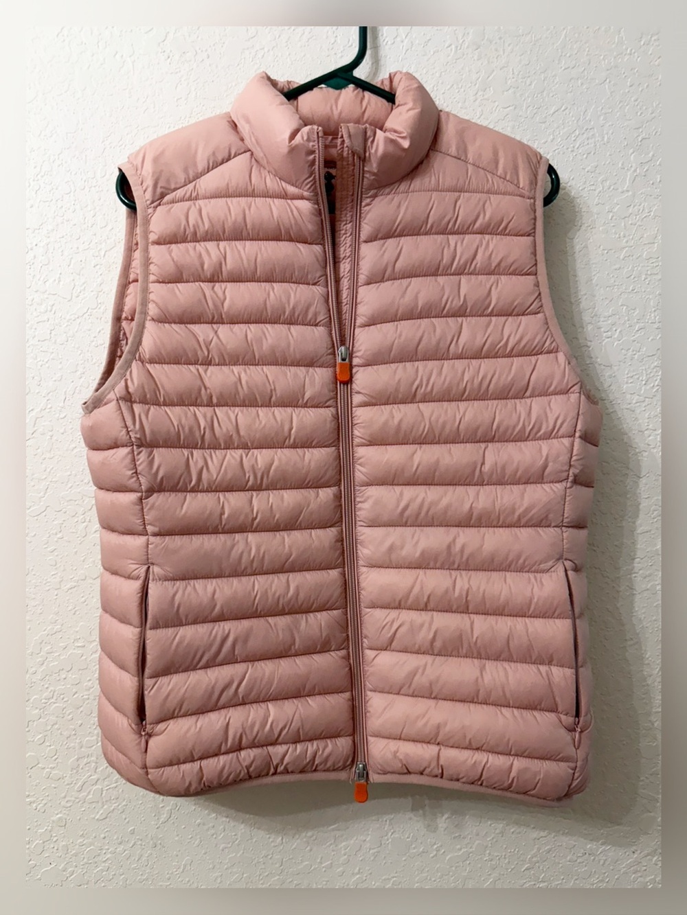 Save The Duck Animal Free Lightweight Quilted Pink Puffer Vest